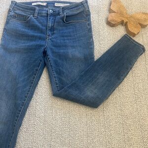 PILCRO and the LETTERPRESS Anthropologie High Rise Denim Leggings Jeans